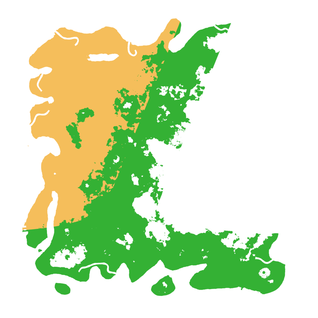 Biome Rust Map: Procedural Map, Size: 4500, Seed: 5258227