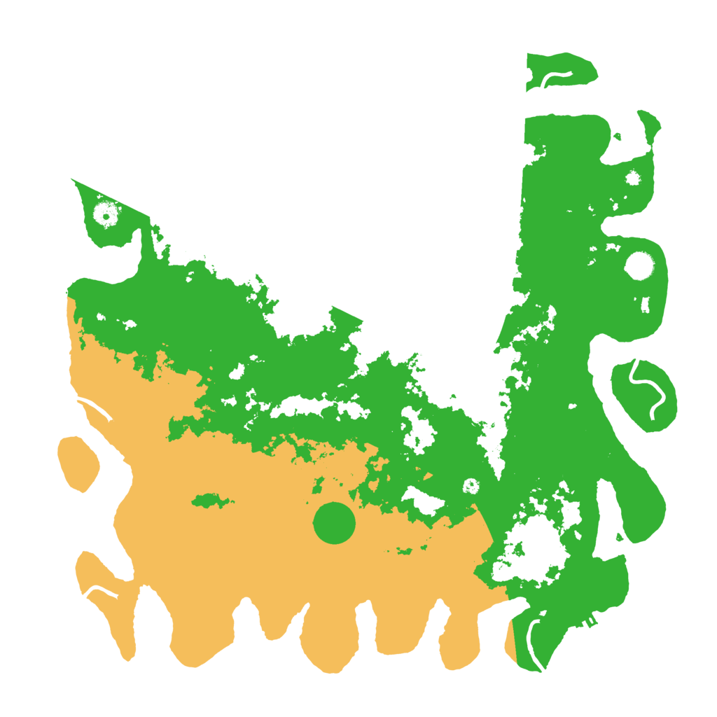 Biome Rust Map: Procedural Map, Size: 4500, Seed: 3855980