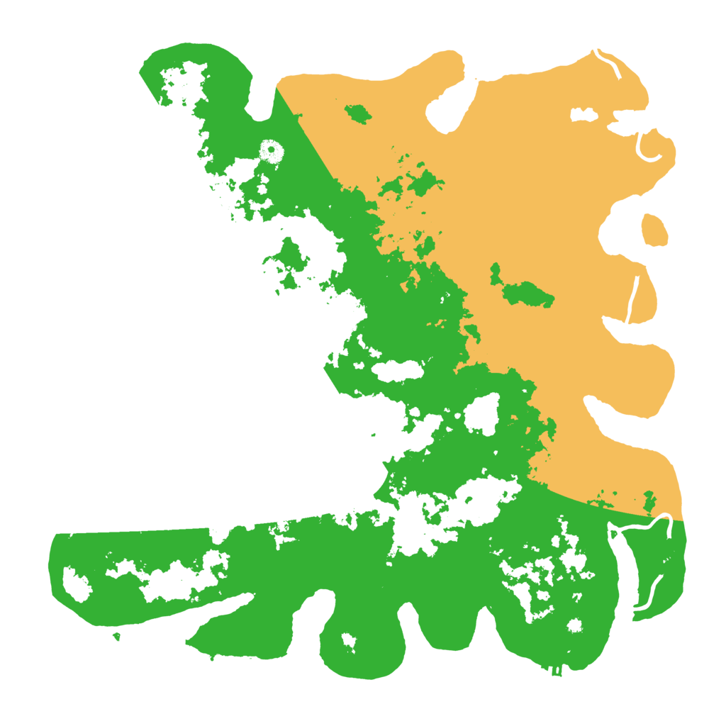 Biome Rust Map: Procedural Map, Size: 4500, Seed: 6126495