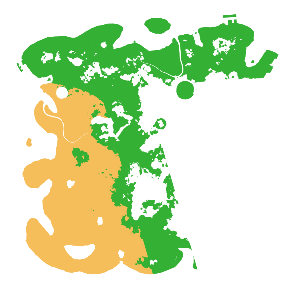 Biome Rust Map: Procedural Map, Size: 4500, Seed: 760647