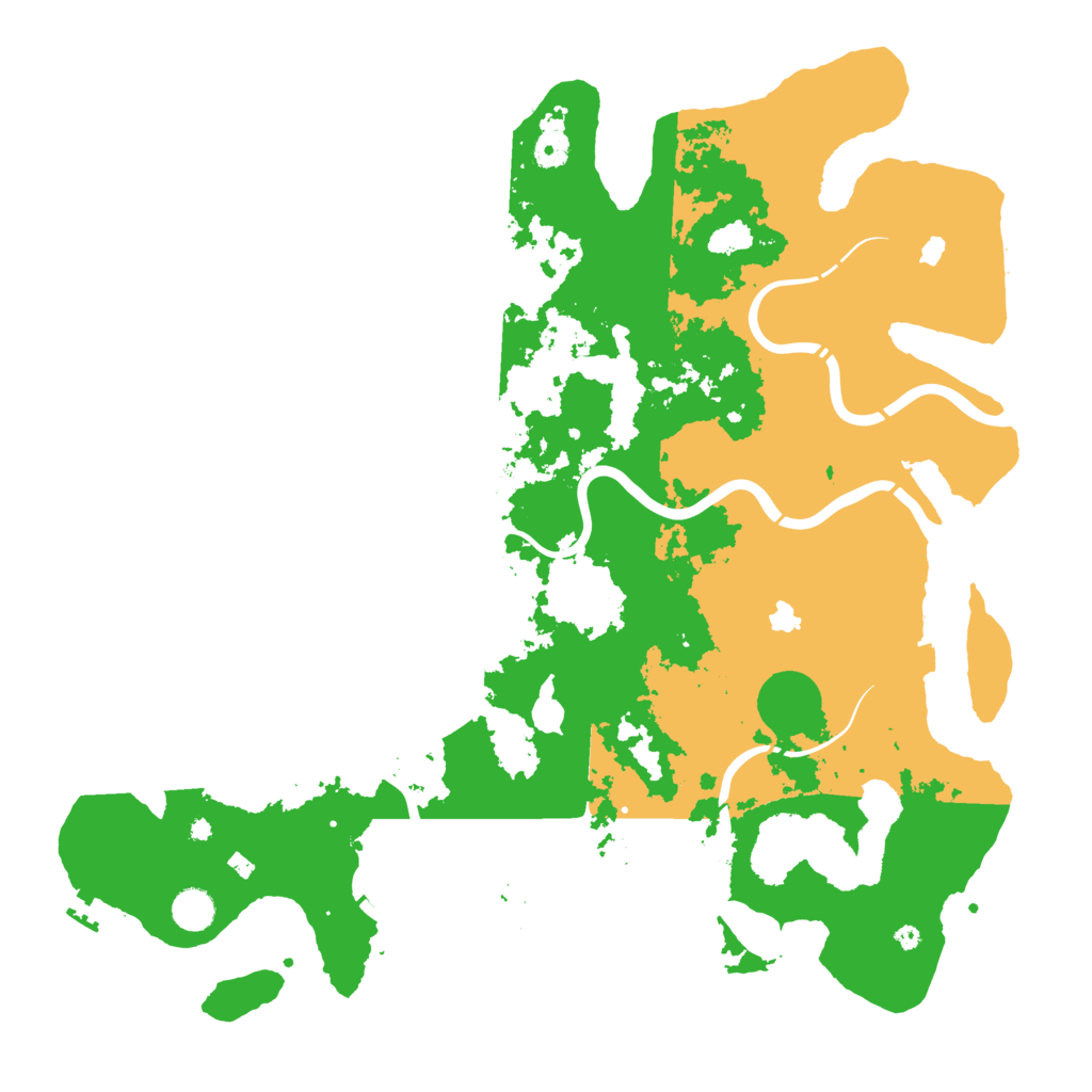 Biome Rust Map: Procedural Map, Size: 4500, Seed: 2235179