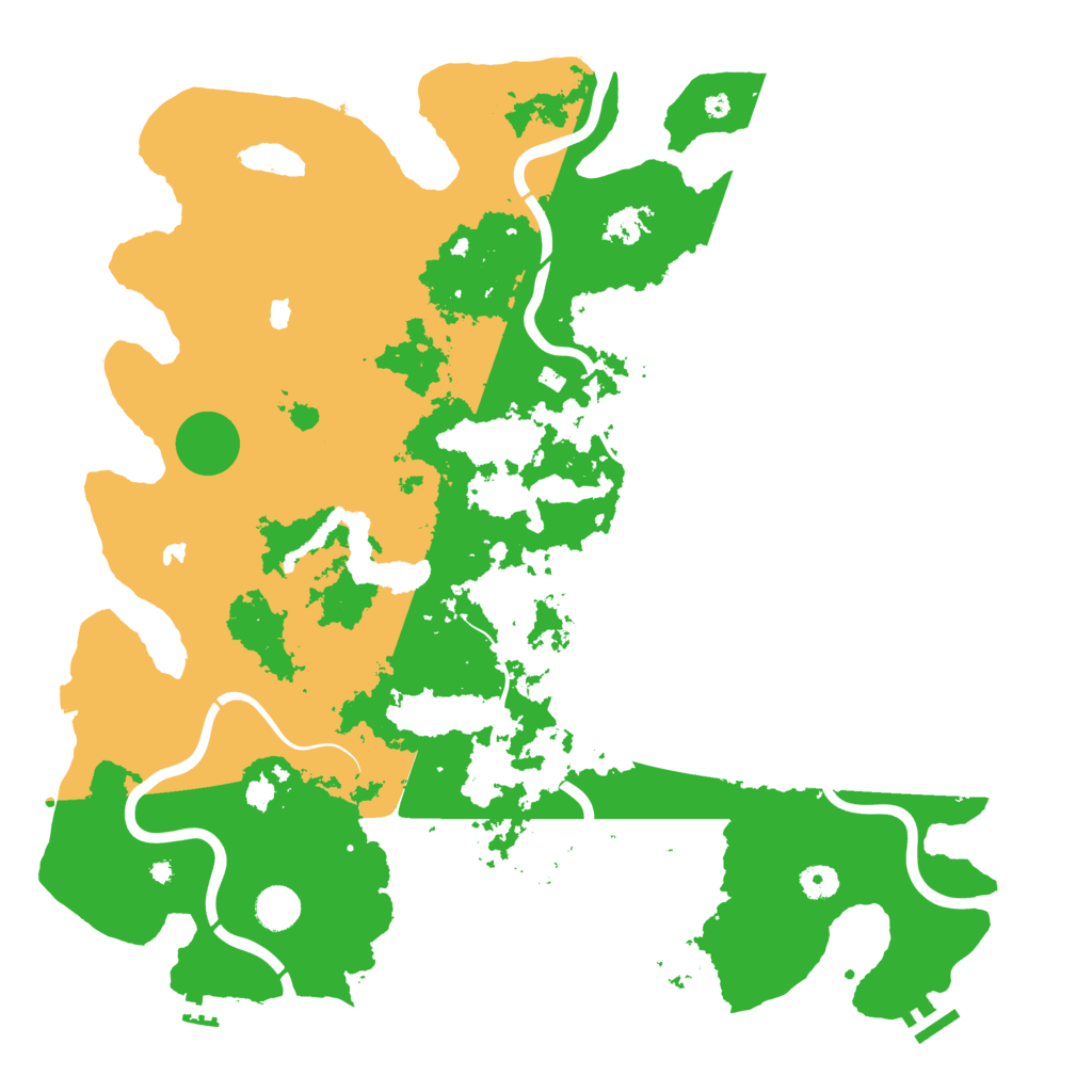 Biome Rust Map: Procedural Map, Size: 4500, Seed: 1069043