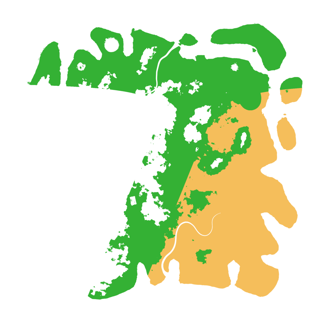 Biome Rust Map: Procedural Map, Size: 3950, Seed: 12345