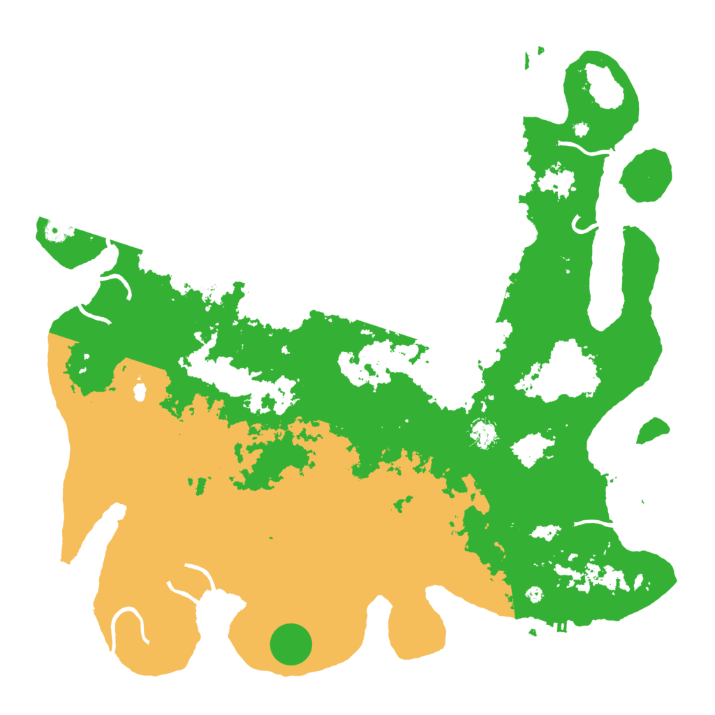 Biome Rust Map: Procedural Map, Size: 4500, Seed: 3304735