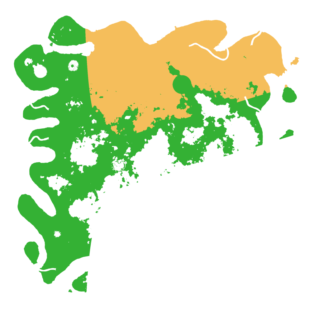Biome Rust Map: Procedural Map, Size: 4500, Seed: 1325925