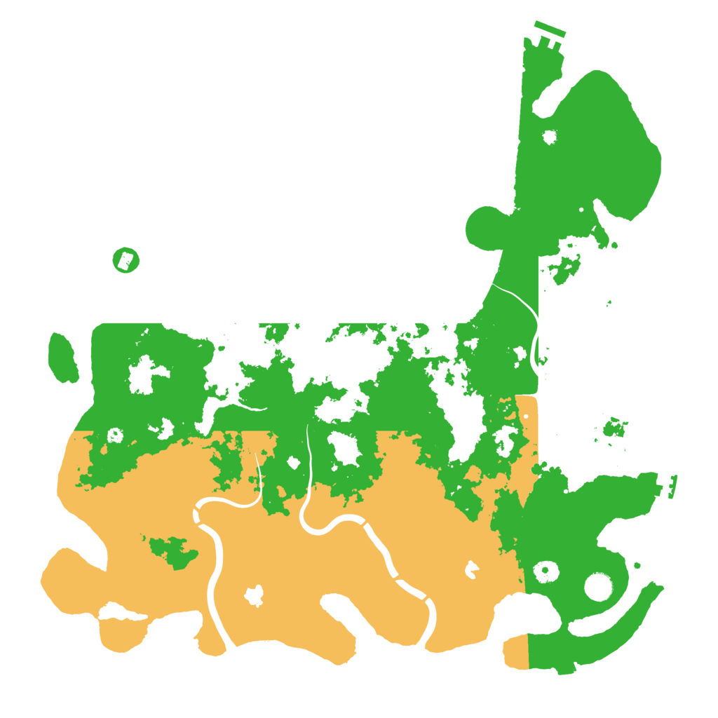 Biome Rust Map: Procedural Map, Size: 4500, Seed: 3620313
