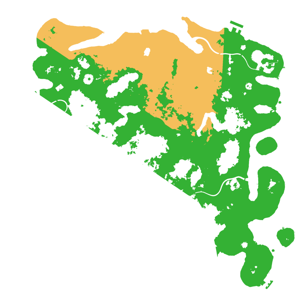 Biome Rust Map: Procedural Map, Size: 4500, Seed: 3981317