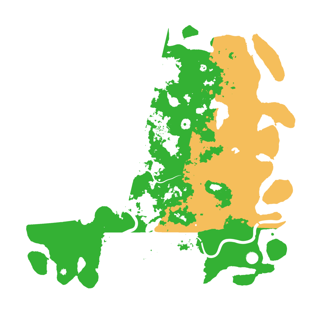 Biome Rust Map: Procedural Map, Size: 4500, Seed: 5241897