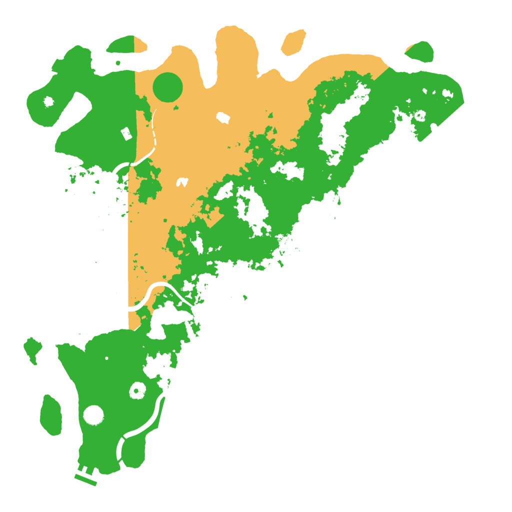 Biome Rust Map: Procedural Map, Size: 4500, Seed: 2435610