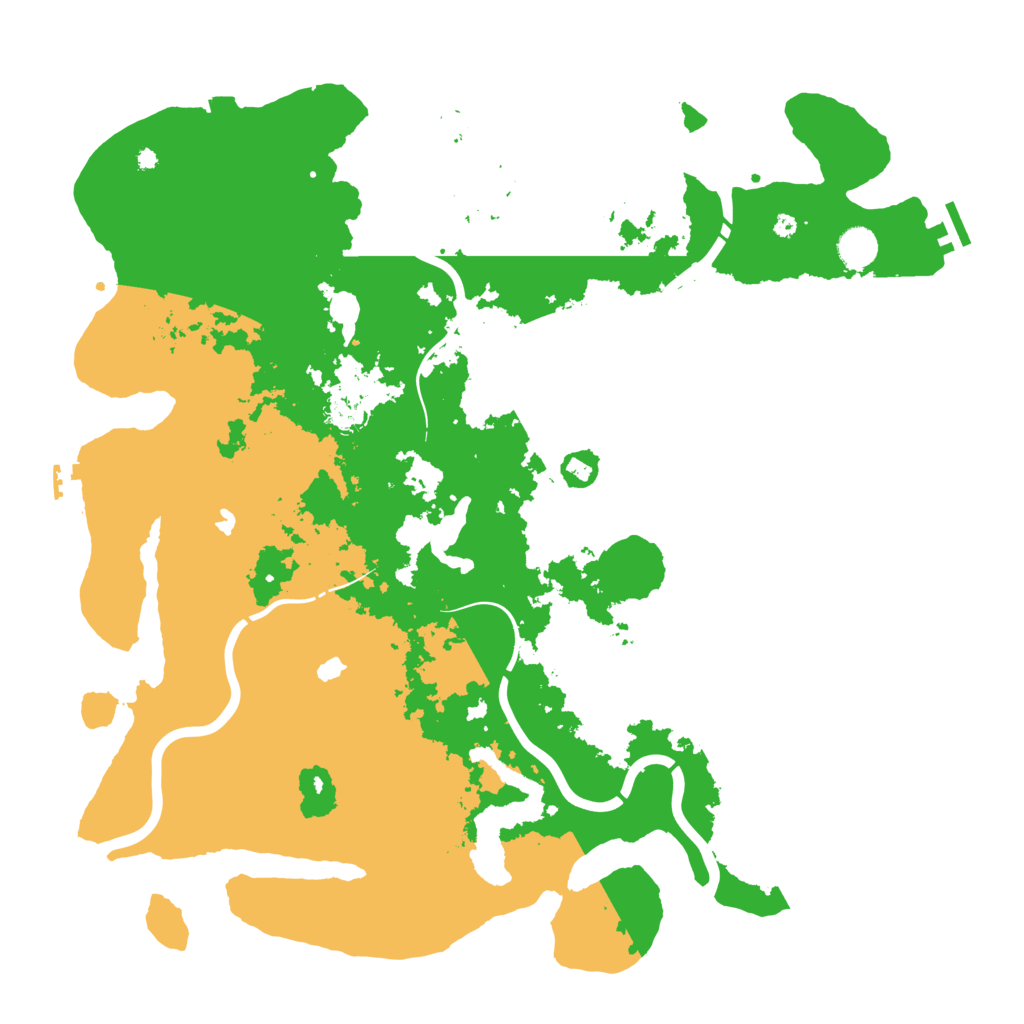 Biome Rust Map: Procedural Map, Size: 4500, Seed: 2884270