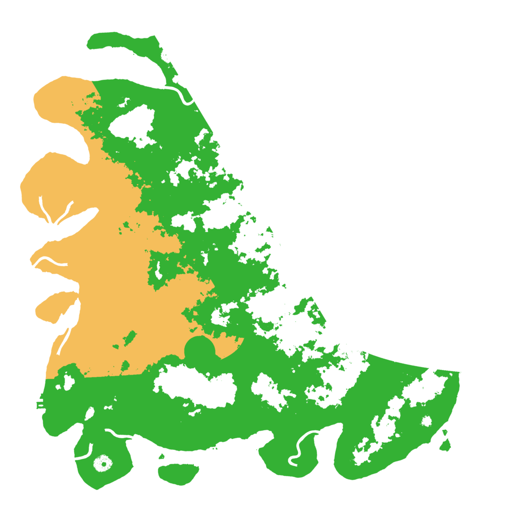 Biome Rust Map: Procedural Map, Size: 4500, Seed: 5012106