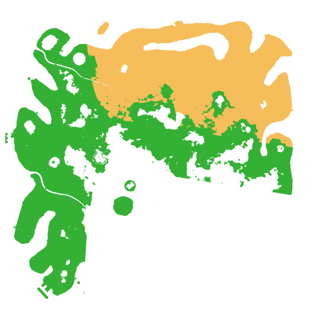 Biome Rust Map: Procedural Map, Size: 4500, Seed: 1931474