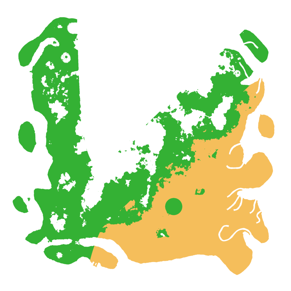 Biome Rust Map: Procedural Map, Size: 4500, Seed: 4658370
