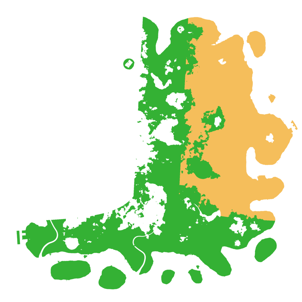 Biome Rust Map: Procedural Map, Size: 4500, Seed: 4196505