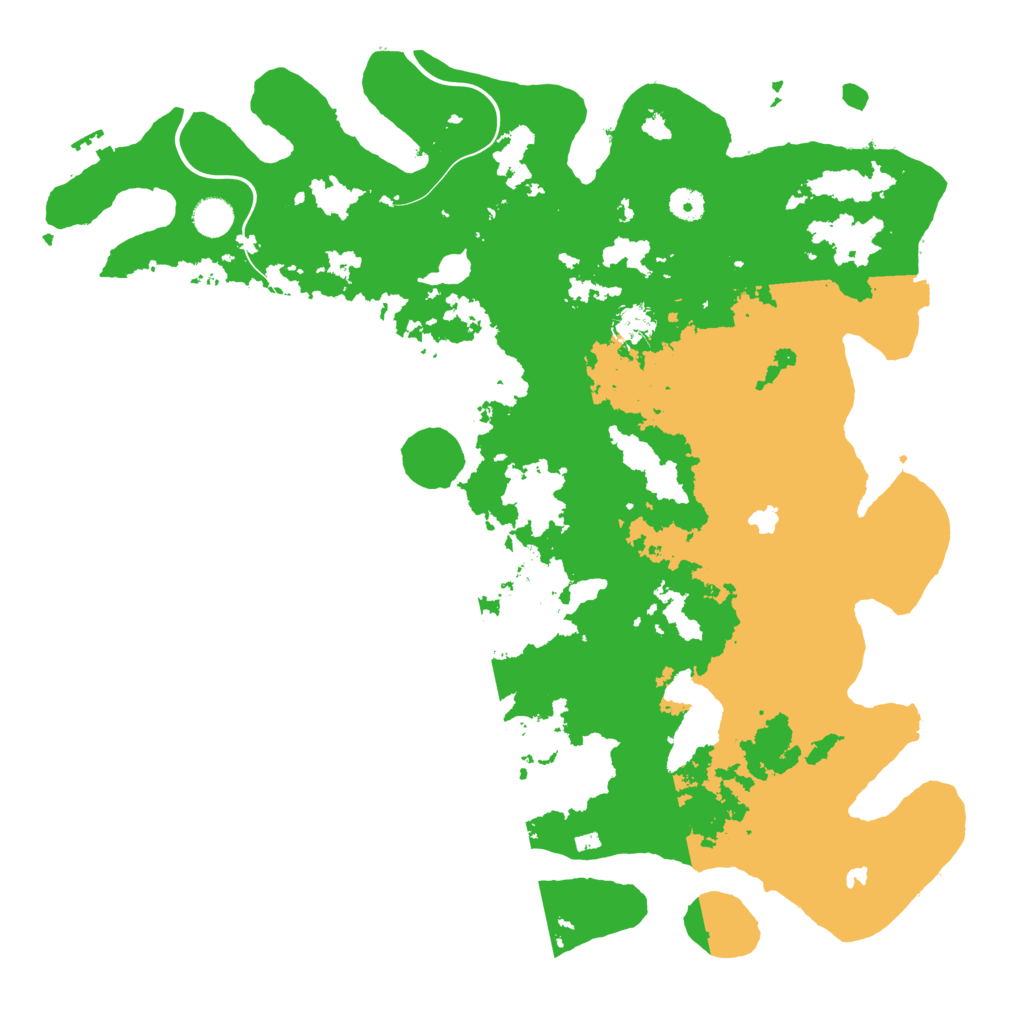 Biome Rust Map: Procedural Map, Size: 4500, Seed: 969914