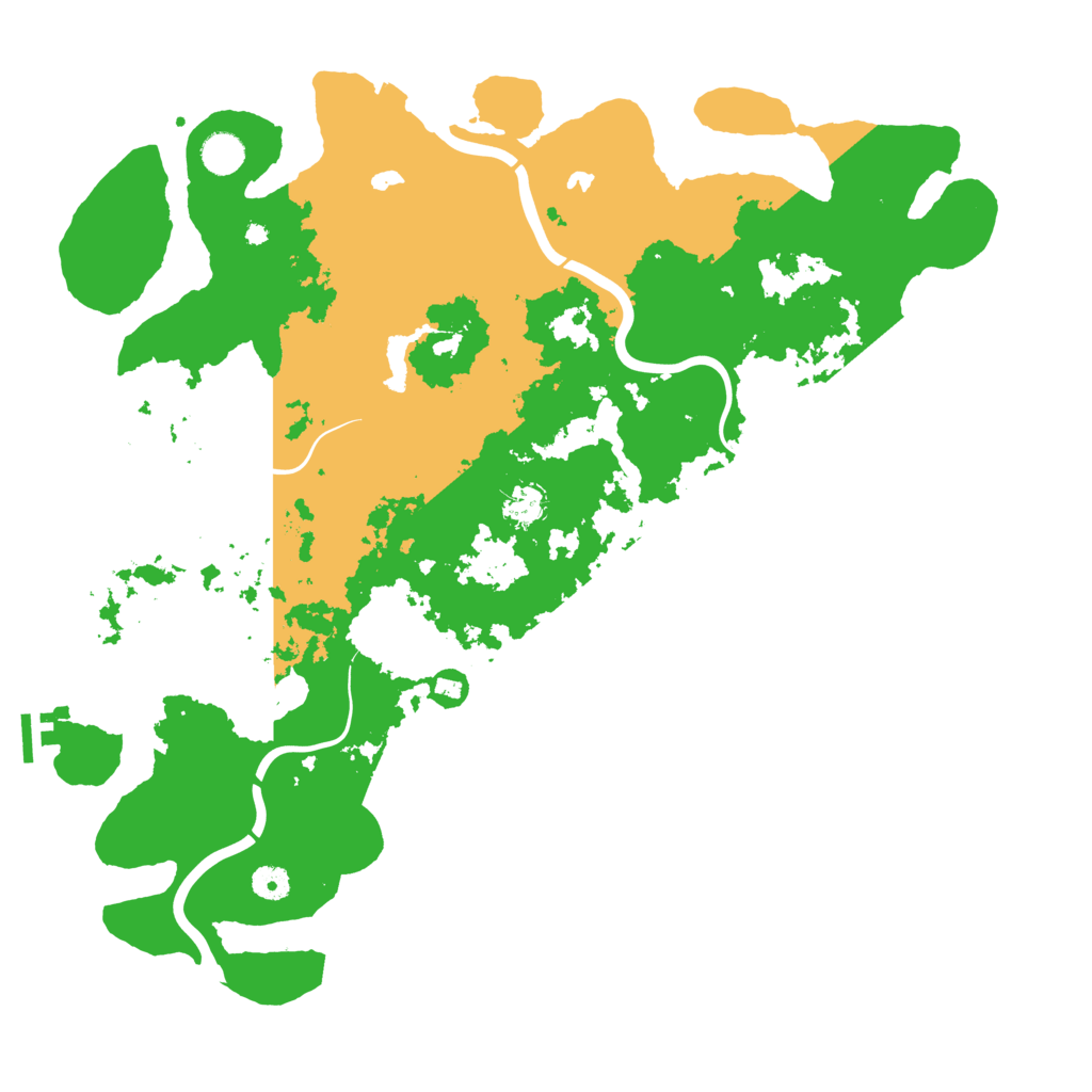 Biome Rust Map: Procedural Map, Size: 4500, Seed: 2781102