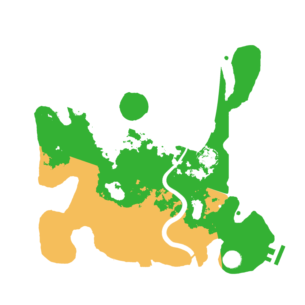 Biome Rust Map: Procedural Map, Size: 3000, Seed: 1789168491
