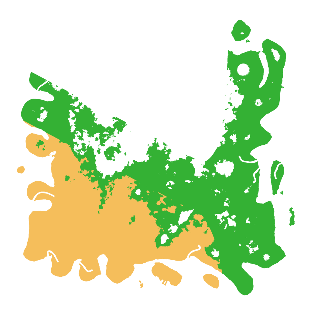 Biome Rust Map: Procedural Map, Size: 4500, Seed: 5517005