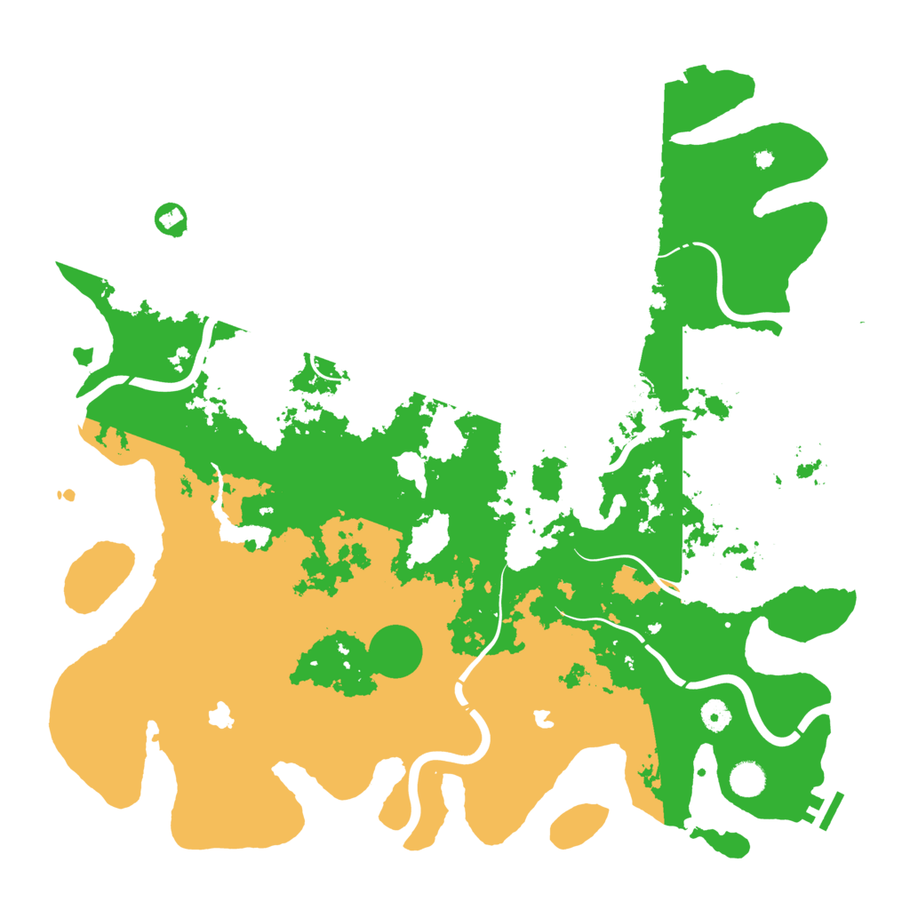 Biome Rust Map: Procedural Map, Size: 4500, Seed: 2789241