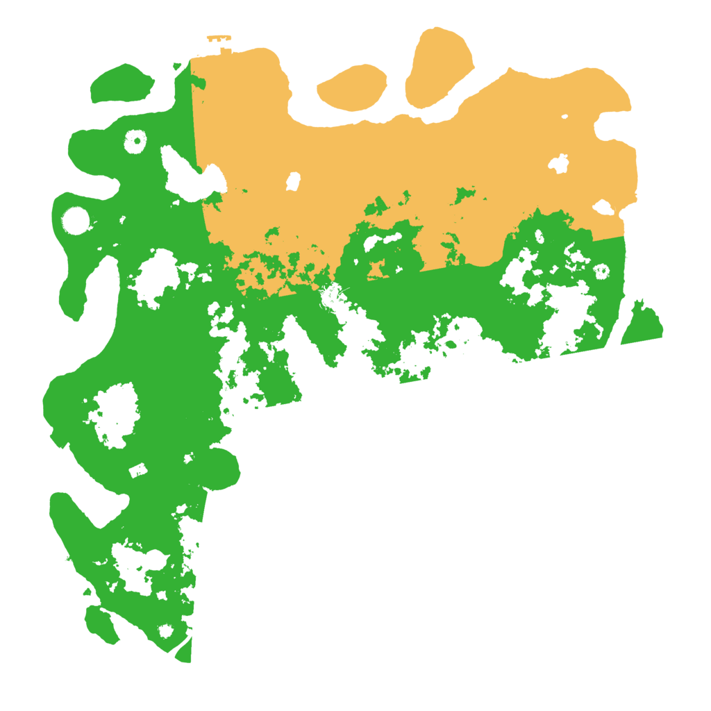 Biome Rust Map: Procedural Map, Size: 4500, Seed: 5231135