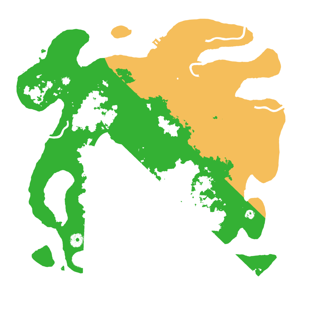 Biome Rust Map: Procedural Map, Size: 3500, Seed: 774182