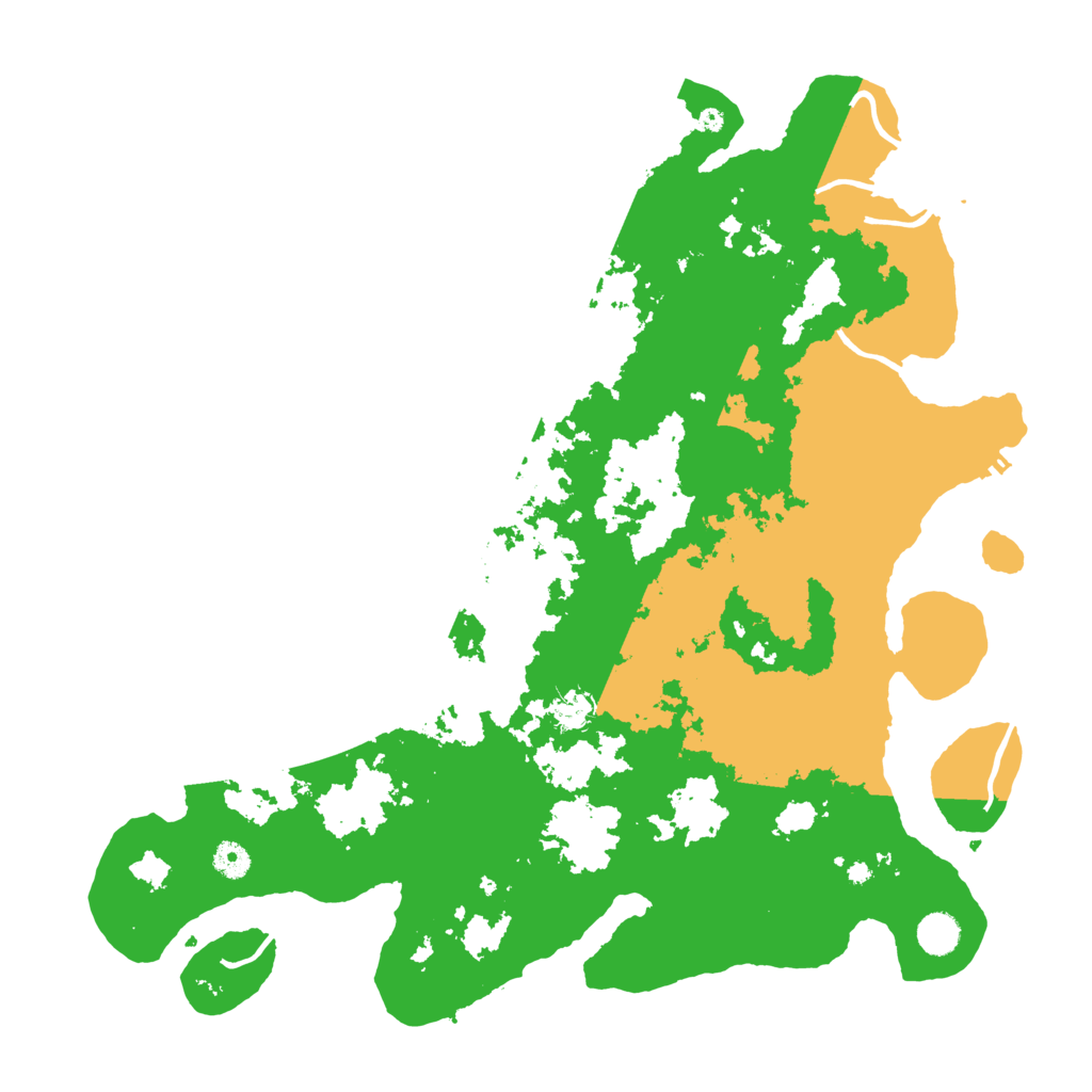 Biome Rust Map: Procedural Map, Size: 4500, Seed: 2287504