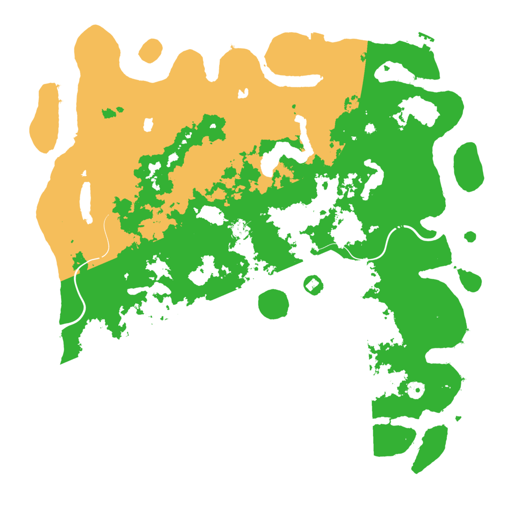 Biome Rust Map: Procedural Map, Size: 4500, Seed: 3257441