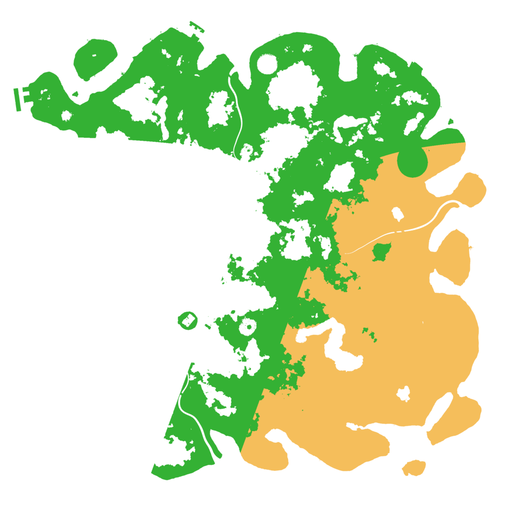 Biome Rust Map: Procedural Map, Size: 4500, Seed: 5836904