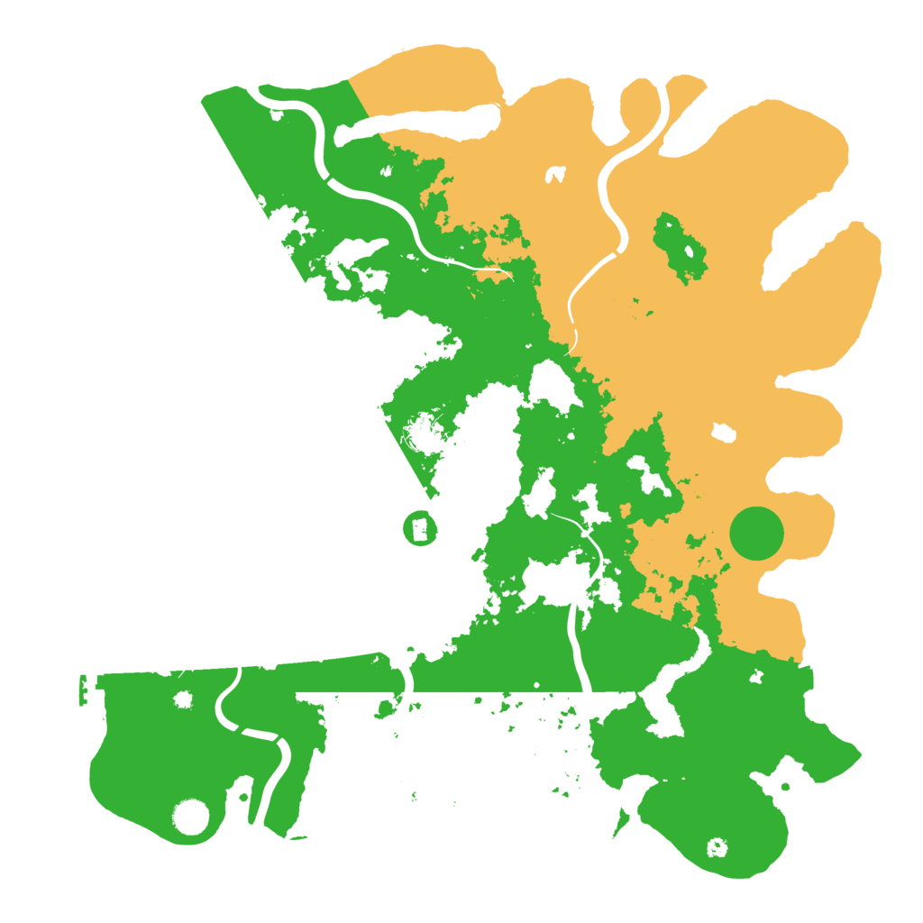 Biome Rust Map: Procedural Map, Size: 4500, Seed: 1860123