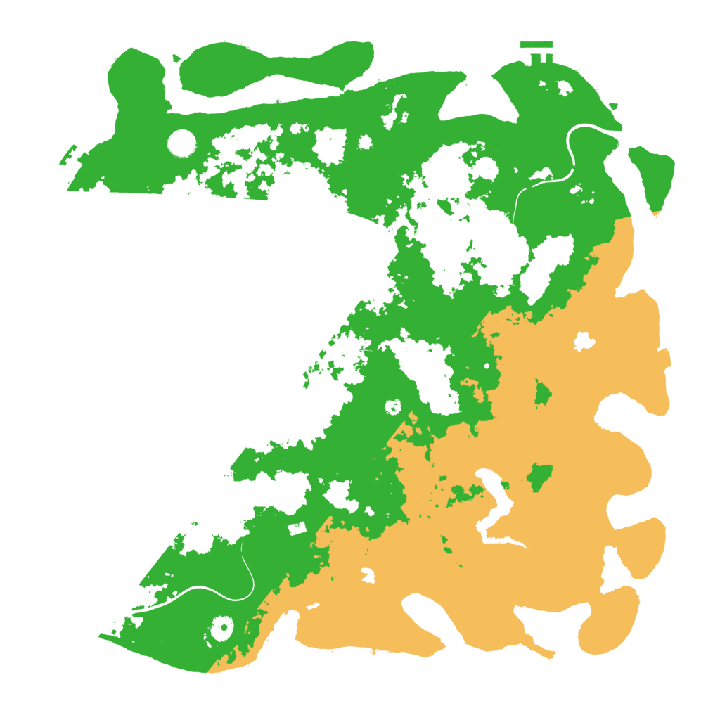 Biome Rust Map: Procedural Map, Size: 4500, Seed: 2300227