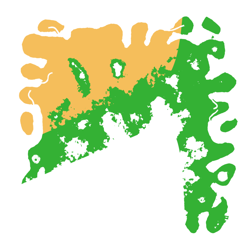 Biome Rust Map: Procedural Map, Size: 4500, Seed: 3916657