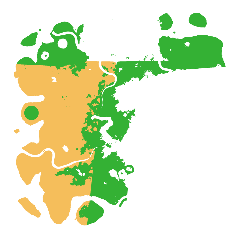 Biome Rust Map: Procedural Map, Size: 4500, Seed: 2297972