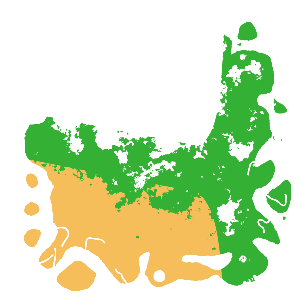 Biome Rust Map: Procedural Map, Size: 4500, Seed: 415552