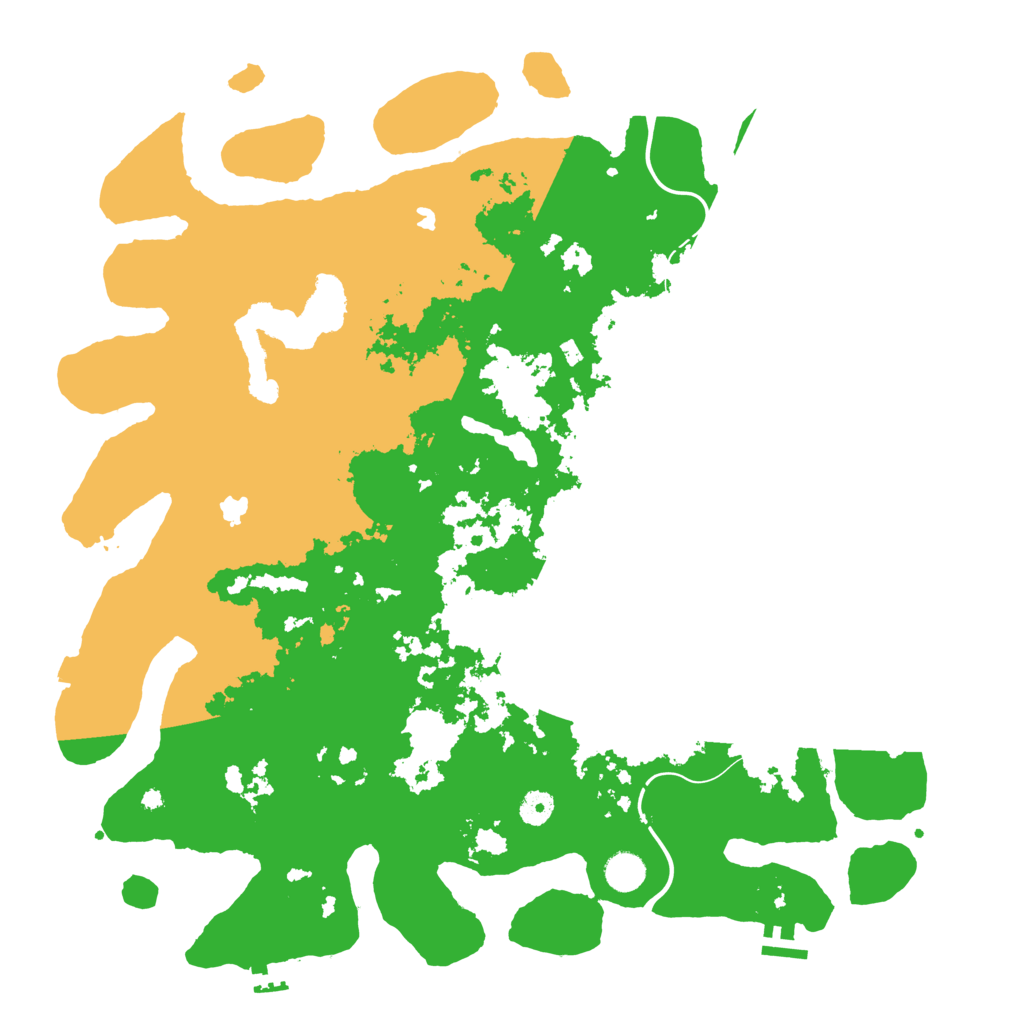 Biome Rust Map: Procedural Map, Size: 4500, Seed: 3364263