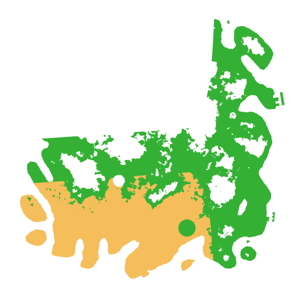 Biome Rust Map: Procedural Map, Size: 4500, Seed: 3024558