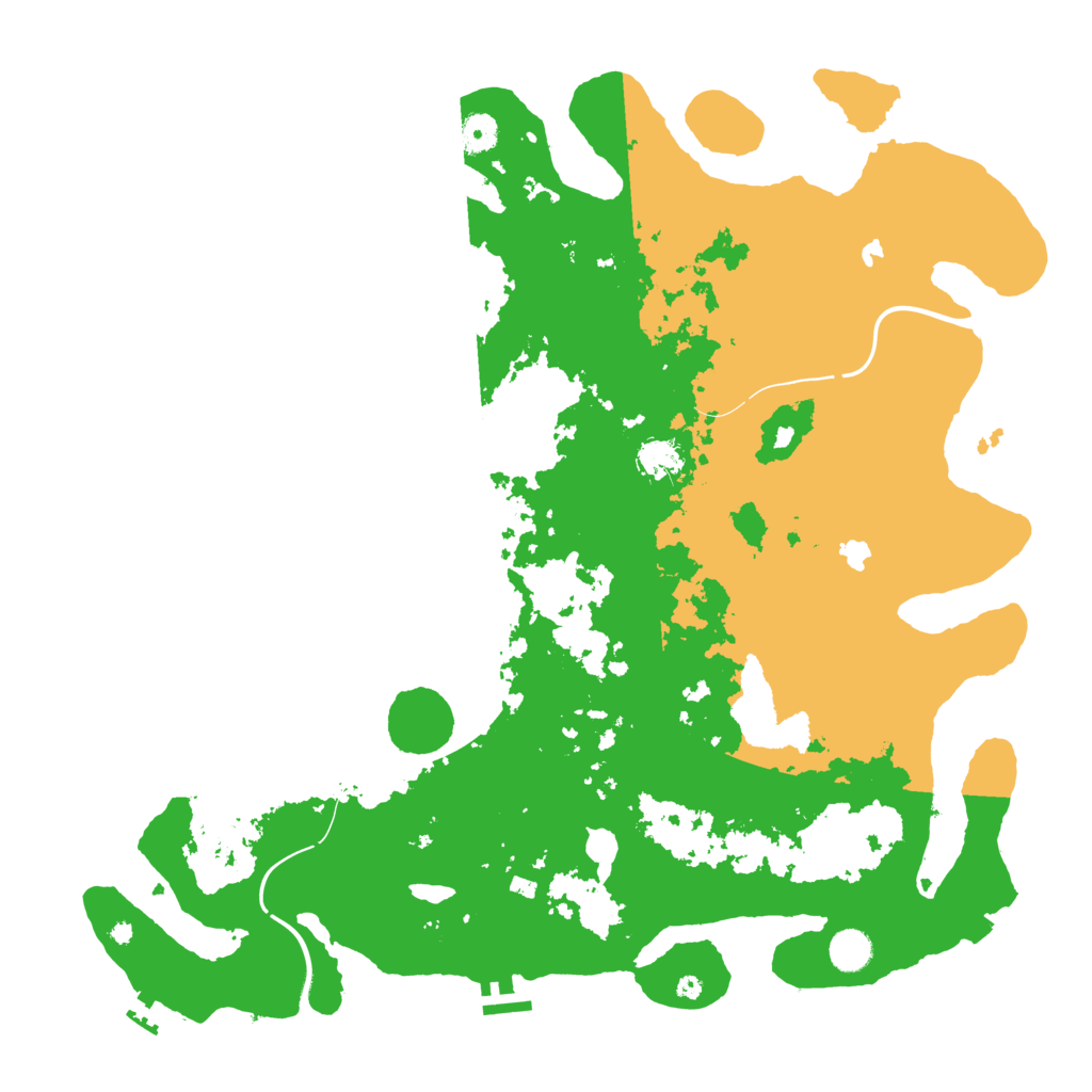 Biome Rust Map: Procedural Map, Size: 4500, Seed: 1121843