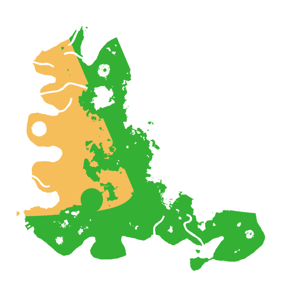 Biome Rust Map: Procedural Map, Size: 3500, Seed: 1351710673