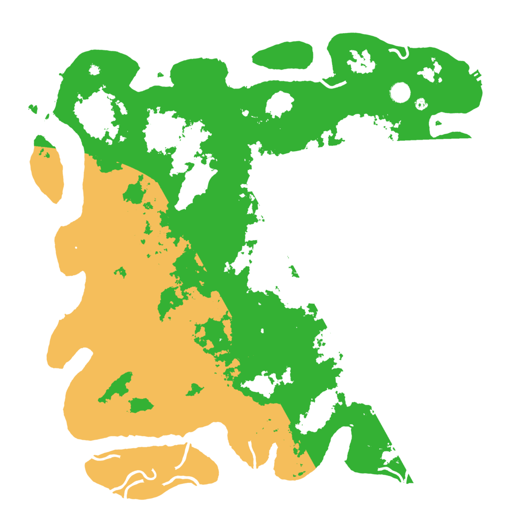 Biome Rust Map: Procedural Map, Size: 4500, Seed: 5207425