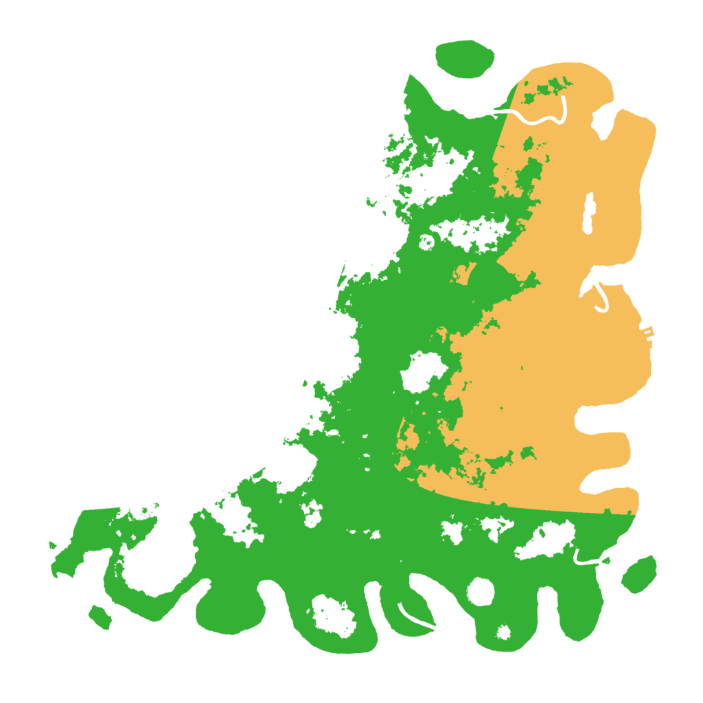 Biome Rust Map: Procedural Map, Size: 4500, Seed: 1315039