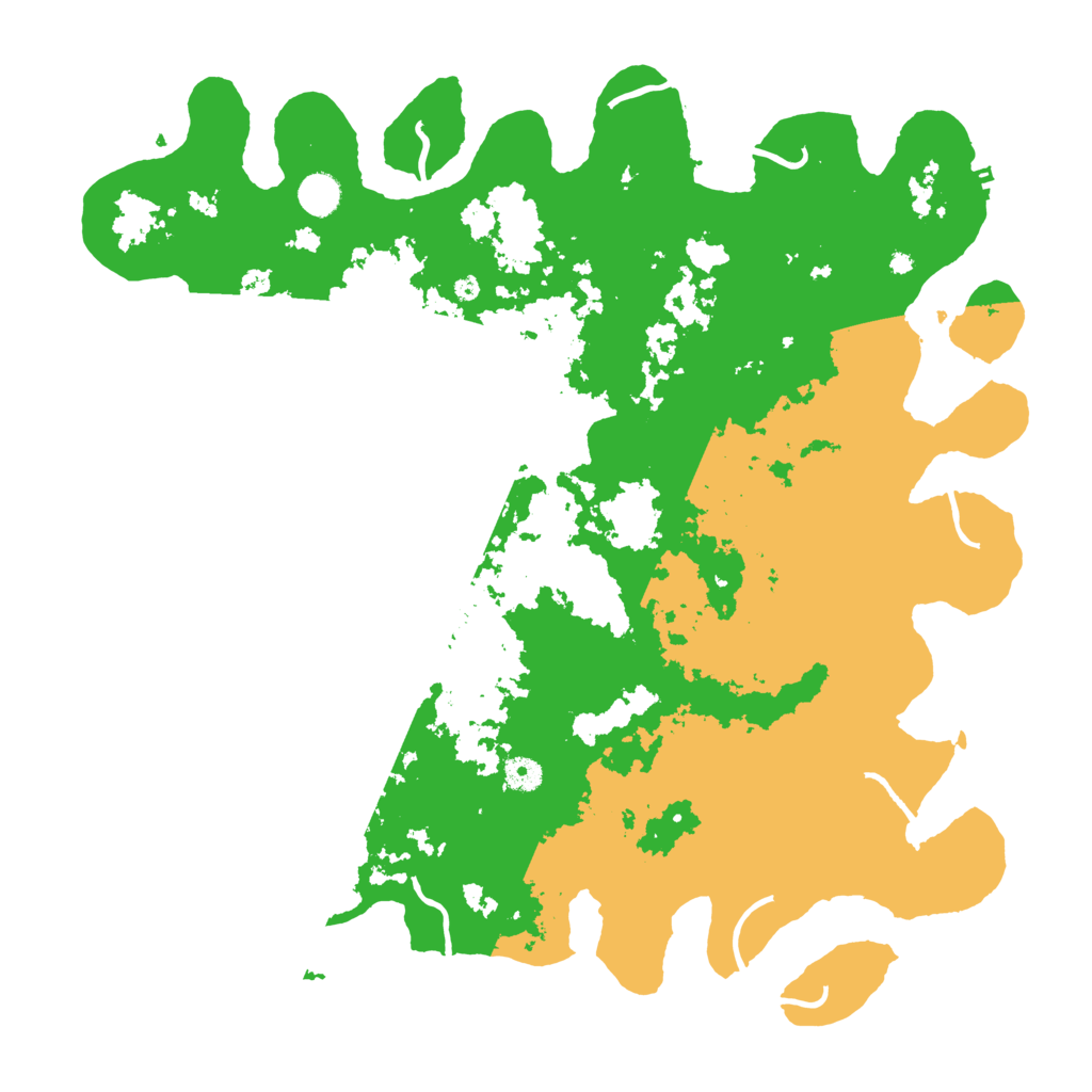 Biome Rust Map: Procedural Map, Size: 4500, Seed: 5592072