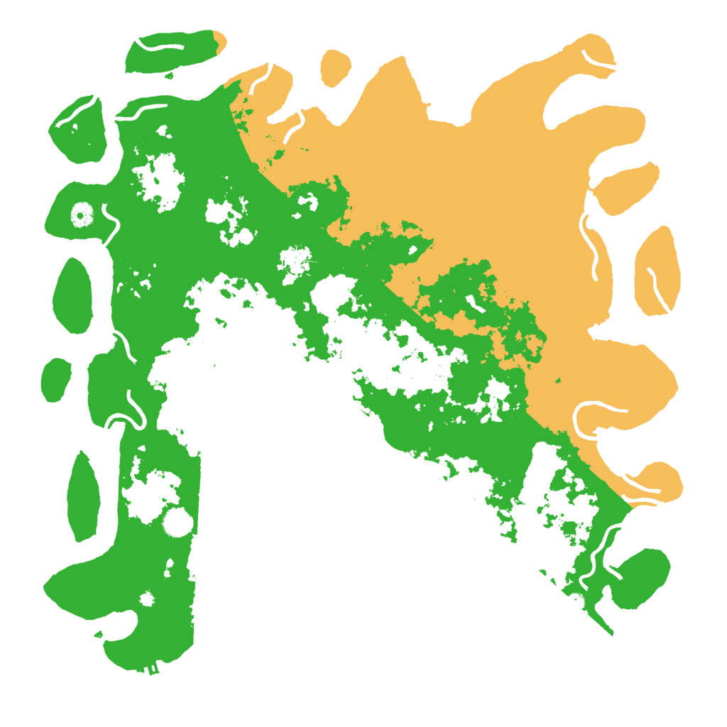 Biome Rust Map: Procedural Map, Size: 4500, Seed: 2039865