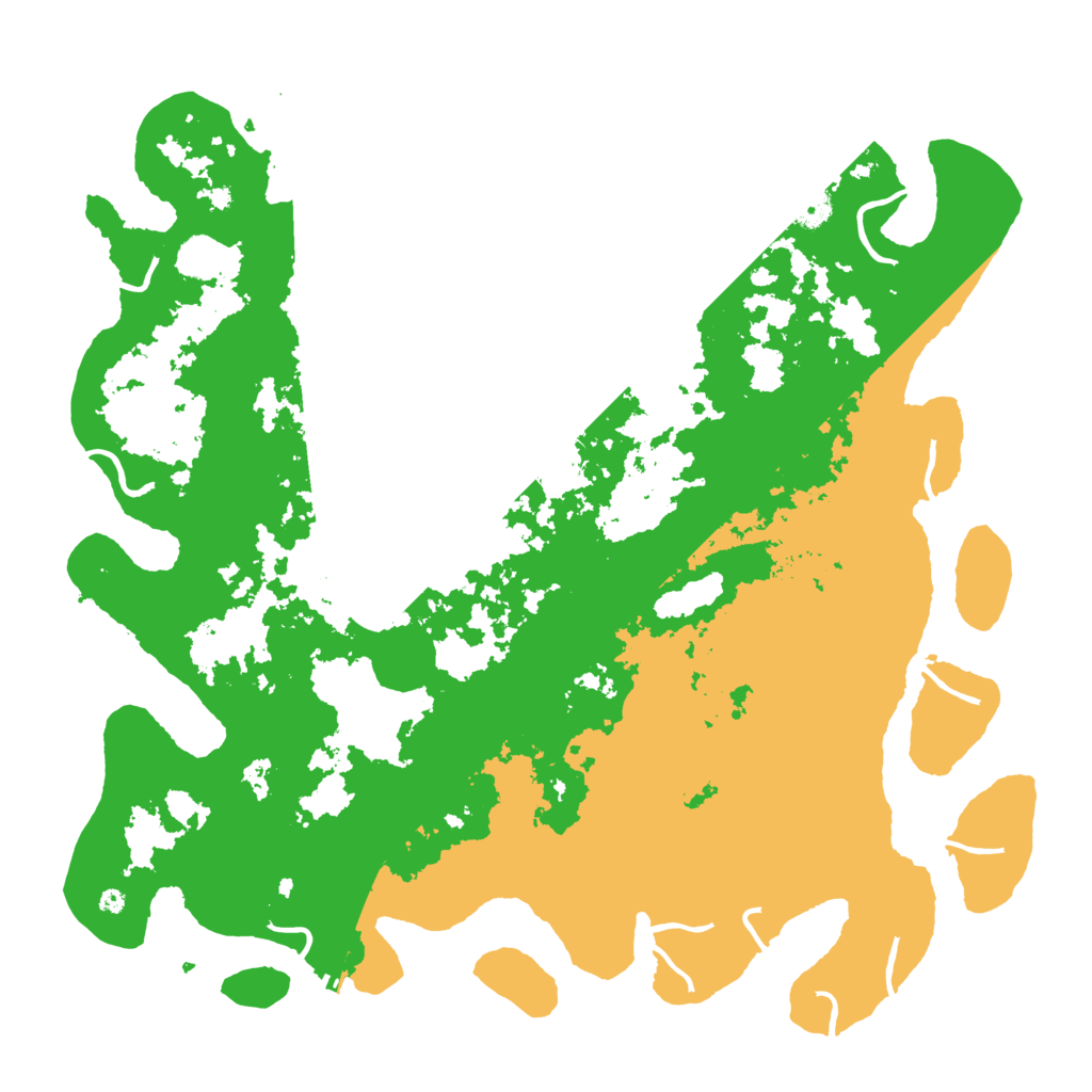 Biome Rust Map: Procedural Map, Size: 4500, Seed: 2512974
