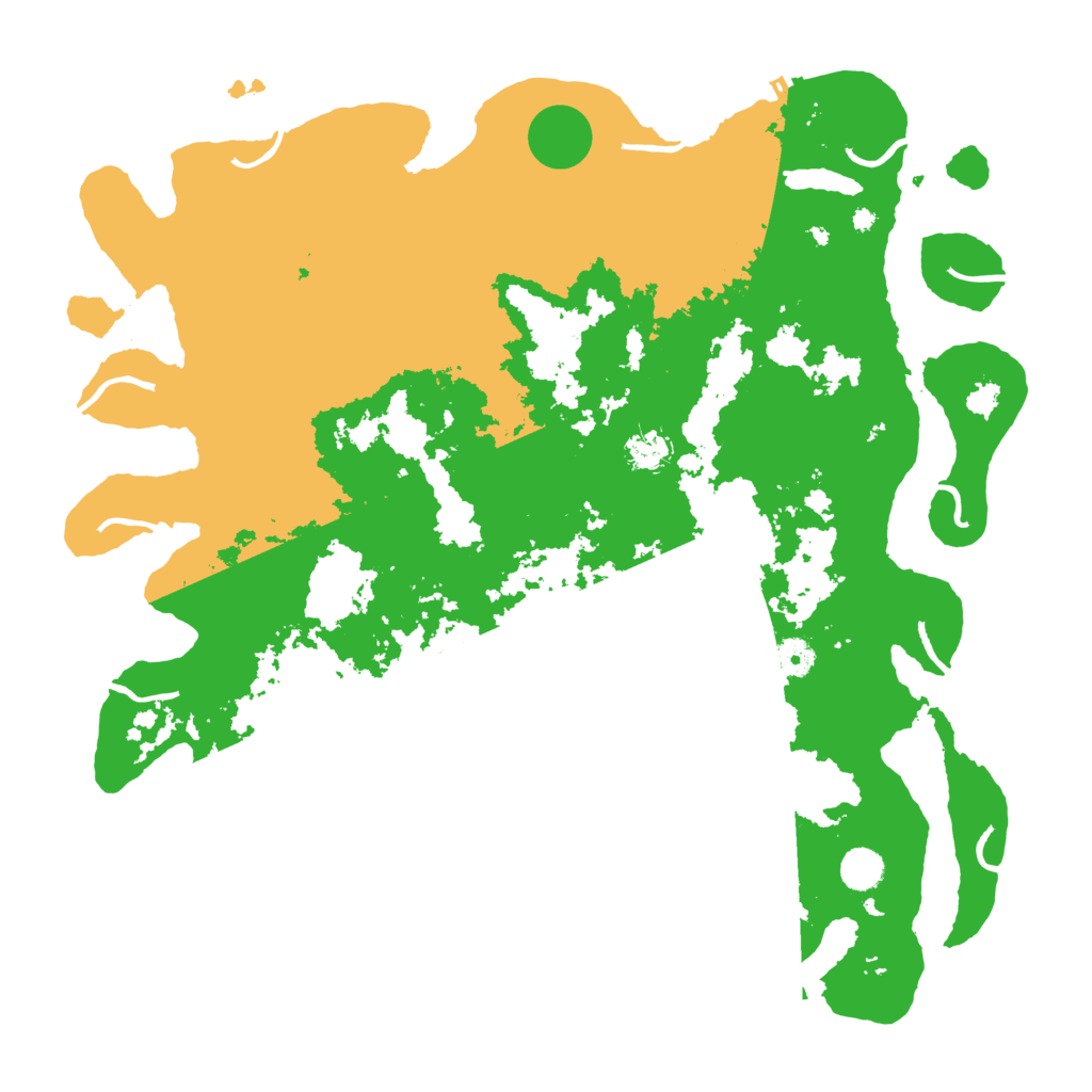 Biome Rust Map: Procedural Map, Size: 4500, Seed: 2730104