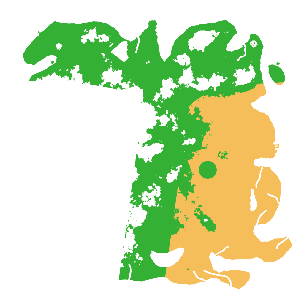 Biome Rust Map: Procedural Map, Size: 4500, Seed: 5010461