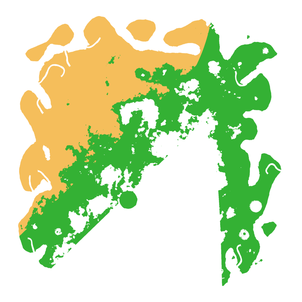 Biome Rust Map: Procedural Map, Size: 4500, Seed: 3787614