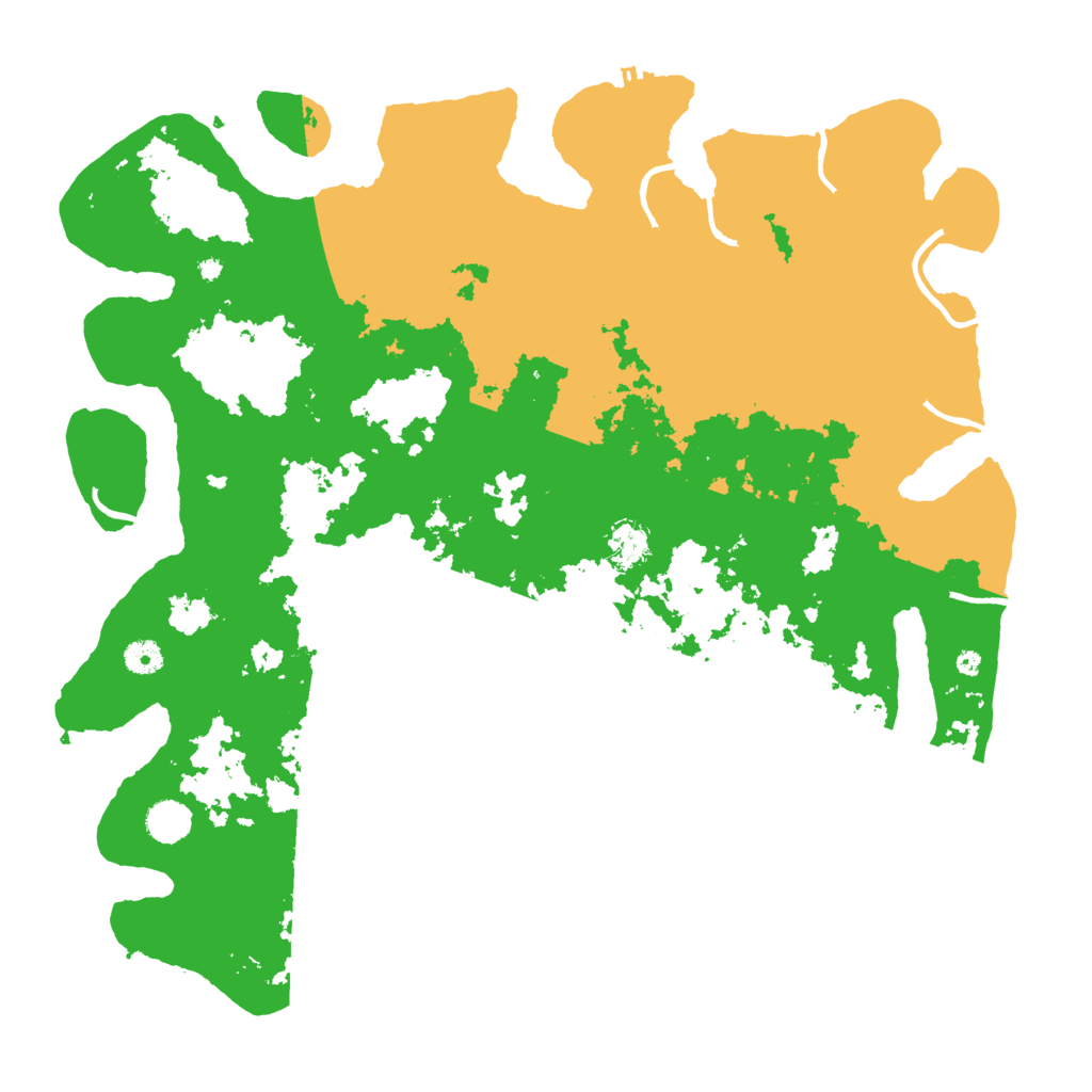 Biome Rust Map: Procedural Map, Size: 4500, Seed: 2074327