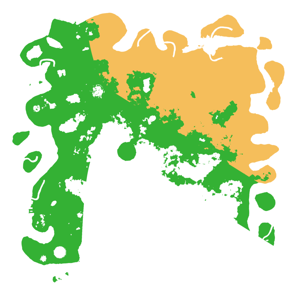 Biome Rust Map: Procedural Map, Size: 4500, Seed: 593199