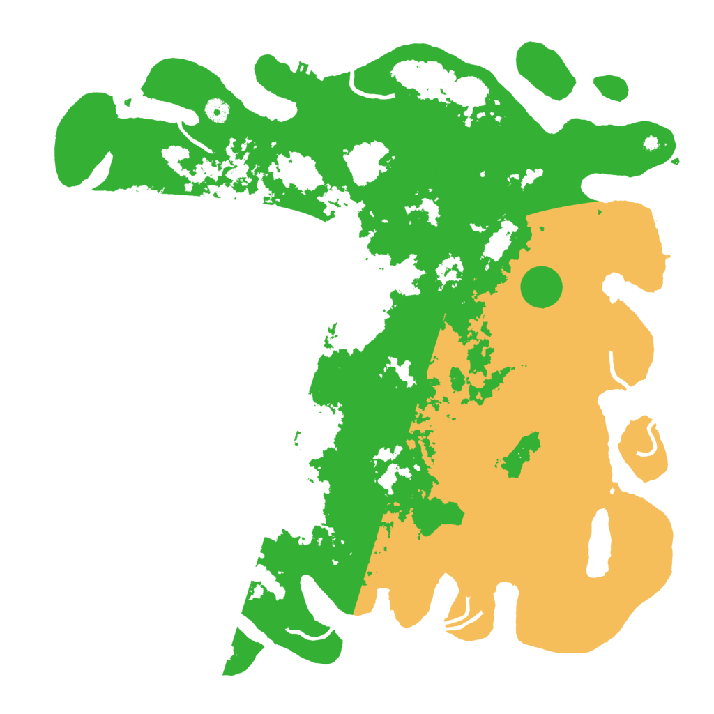 Biome Rust Map: Procedural Map, Size: 4500, Seed: 1990548