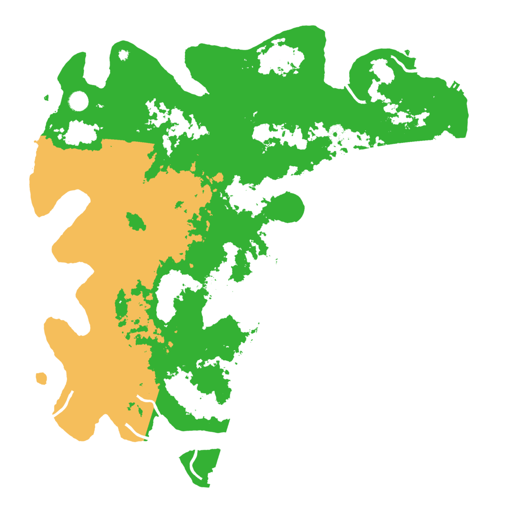 Biome Rust Map: Procedural Map, Size: 4500, Seed: 1486740