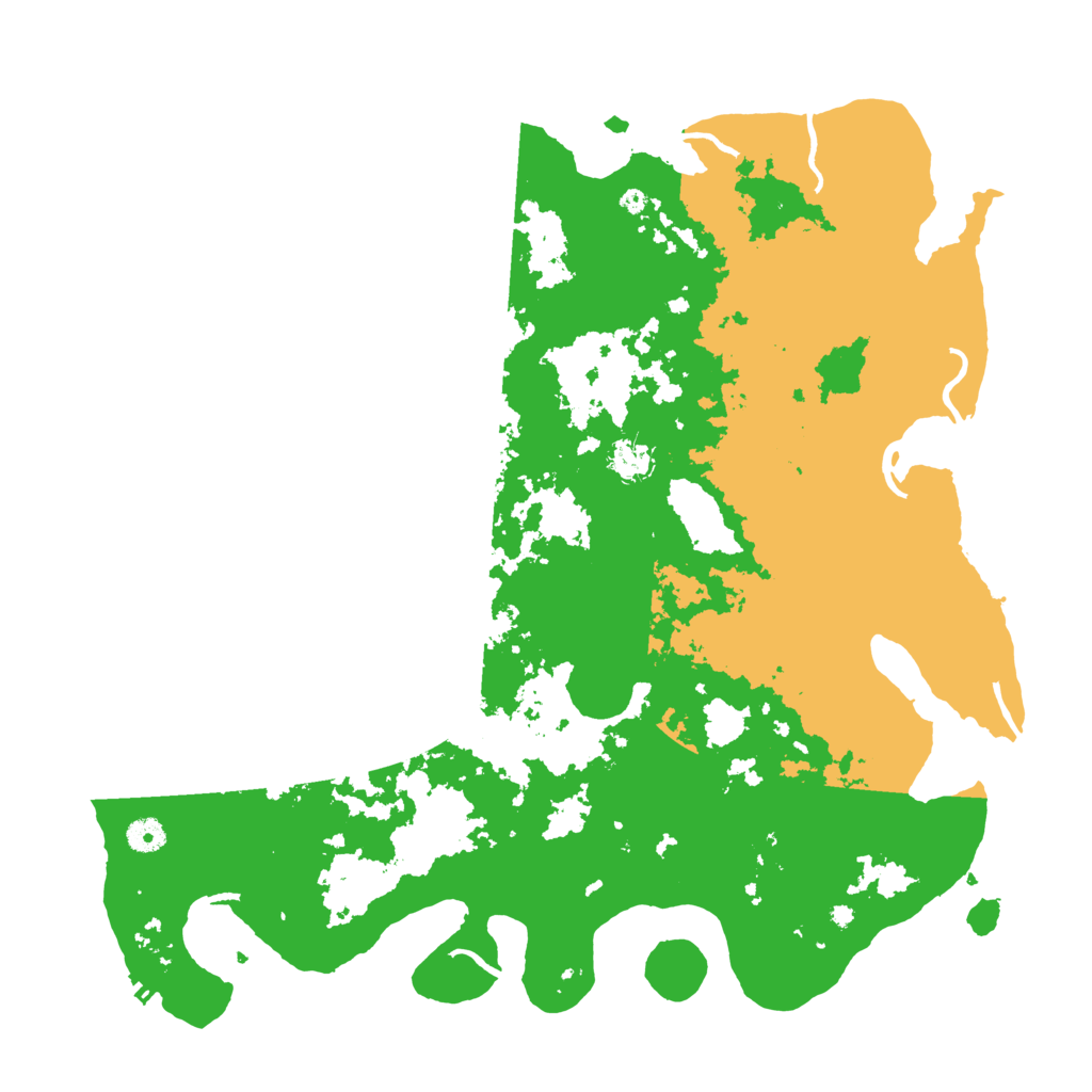 Biome Rust Map: Procedural Map, Size: 4500, Seed: 2390999